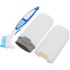 COLLBATH Set Porta Spazzolino da Denti Portatile per Falsi Denti con Custodia in Pp, Design Compatto e Protettivo per Viaggi e Attività Outdoor