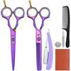 ATRIXU 5.5 ABS Rasoio regalo Rainbow Titanio Capelli Forbici per capelli Parrucchieri a buon mercato Forbici di assottigliamento Abbinamenti AirCutter Barbiere Razor Edge Shears Kit