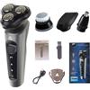 Ksikdeg Uomini Grooming Wet Dry Rasoio Elettrico Barba Capelli Trimmer Elettrico Ricaricabile Testa Calva Macchina da barba 4 in 1