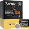 CAFFÈ TORALDO | Cialde ESE 44 | Caffè Selezionato, Tostato e Torrefatto in Italia | Eccellenza del Caffè Napoletano (300 Cialde, Miscela Dek)