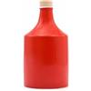 Olio Maximus Delio Olio Extravergine di Oliva dalle migliori cultivar dell'Umbria - Orcio in ceramica di Deruta colorato (Rosso Aragosta, 500, millilitro)
