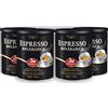 SAQUELLA caffè Saquella | Caffè Macinato Per Macchina Espresso Caffe In Polvere Qualità Espresso 100% Arabica per Moka o Filtro Aroma Intenso Gusto Forte 4 Lattine Da 250 Grammi
