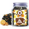Plant Gift Lady Grey Black Tea, Tè nero in tela nera di foglie sciolte, buccia d'arancia, crisantemo da tè nero, tè caldo e freddo, tè naturale, aromatizzato, foglia sciolta nera 50G/1.76oz