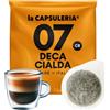 La Capsuleria Caffè DECA, intenso (100 Cialde in Carta) per macchine ESE 44mm, 1 Box da 100 Cialde in bustine salva aroma, gusto ricco e deciso, senza caffeina, per un espresso equilibrato (La Capsuleria)