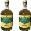Nostre Montagne Prodotti Tipici Valle d' Genepy Nostre Montagne - Liquore Valle d'Aosta - 40% vol - 2 Bottiglie da 700ml - Prodotto Esclusivo e Artigianale