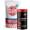 WOW TEA: Double Berry Slim Team 1 (taglia unica, Berry Detox Tea + SuperFruit)