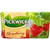 Pickwick Fruit Garden Aardbei, Tè alla Fragola, Bevanda, Confezione da 20 Bustine