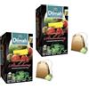 Dilmah® | Té Nero Mango e Fragola | Tè Nero Ceylon Aromi Frutta Tropicale - 2 x 20 Bustine di Té (2 x 40 Gr)