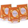 CAIYA 3X Bauli Mini Croissant Cornetti Ripieni con Golosa Crema all'Albicocca 75gr [3 Confezioni]