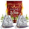 Cebador Set di yerba mate El Fuego Energia Guarana con accessori per due | Yerba mate con guaranà | Calabash, bombilla e accessori | Yerba mate del Paraguay | Caffeina naturale | 500g | 0,5kg
