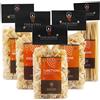 PASTA D'ARAGONA GRAGNANO IGP D'ARAGONA PASTA DI GRAGNANO IGP - PACCO POMPEI Formati Misti 5 x 500 GR. Eccellenza Italiana, Pasta di Semola di Grano Duro Trafilata al Bronzo (Rigatoni, Mezze Maniche, Tubettoni, Pennoni, Linguine)