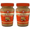 Haitoglou 2x Pasta di sesamo tahini tahini con arancia macedone (700 g) Pasta di sesamo Pasta marrone crema di sesamo 2 x 350 g Taxini
