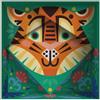 Ravensburger Dipingere con i Numeri CreArt Do it Together - Tiger