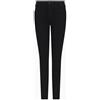 Armani Exchange Women's Essential, 5 Tasche, Logo Tonal Patch Logo, Jeans, Nero, 27, Nero, W27