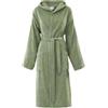 Zucchi Accappatoio Uomo Donna in microspugna 100% cotone 260 grammi con cappuccio e tasche Journey (IT, Testo, S, Regular, Regular, 4-Salvia)