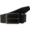 bugatti Pelle cintura Men´s Leather Belt 3.5 W105 Black nero accorciabile