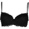 Infiore REGGISENO BALCONETTO DONNA INFIORE ART BASIC 1001 COL. E MIS. A SCELTA (4, NERO)