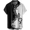 SUIBOZ Camicia da bowling da uomo, stile rockabilly, anni '50, retrò, camp, a maniche corte, vintage, abbottonata, vestibilità regolare, stile rockabilly, camicia hawaiana, estiva, spiaggia, funky (nero, M)