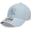 New Era 9Forty - Cappellino con Visiera e Scritta New York Yankees, Colore: Cielo, Blu Cielo, Taglia Unica