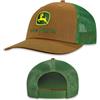 John Deere Berretto da Baseball Cappello da Camionista 13083346Cbgr Cappello da Baseball Attuale Cappello da Camionista Ricamo Ywgr, Costruzione Marrone/Verde, Taglia Unica