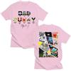 Generico T-Shirt Bad Bunny Uomo Donna - Collezione Album 2016-2025 - 100% Cotone - El Conejo Malo, Un Verano sin Ti, Debi Tirar mas fotos - Maglietta Tour Regalo Fan Musica (IT, Testo, XL, Rosa)