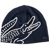 Lacoste RB3021 Berretto, Blu Navy/Farina, Taglia Unica Unisex-Adulto