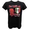 Generico T-Shirt Adulto Uomo Maglia Nera Celebrativa Milan Campione d'Italia - 19 Scudetto 2021/2022 Stampata Direttamente su Tessuto