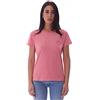 Trussardi Donna T-Shirt Small Greyhound Print Cotton Jersey 30/1 56T00538-1T005381 Rosa S