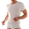 Liabel Maglietta Intima Uomo Lana Cotone, 80% Lana, Offerta 2-3-6 Pezzi Girocollo Maglia Intima Uomo Termica Art 1851 (XXL, 3 Pezzi Bianco Lana)
