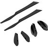 Saucer Kit di ricambio per naselli e tappi per le orecchie per tempio in gomma per Oakley Chainlink | Chainlink Asian Fit Sunglass, Nero , Taglia unica