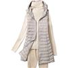 Peuignao Gilet Piumino Donna Lungo Gilet Imbottito Trapuntato Donna Giubbotto Giubbino Giacca Smanicato Gilet Donna Piumino Leggero senza Maniche Donna Giacchetto Smanicato Gilet Imbottiti Donna Beige L