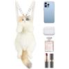 ycezw Zaino Con Animali In Peluche, Zaino In Peluche Con Gatti | Zaino In Peluche Fatto A Mano Con Animali Gatto | Zaino In Peluche A Forma Di Gatto Di Calicò, Per