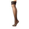 FILODORO Calze autoreggenti Diva 13 denari set 6 paia (3, Nero)