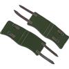 Epic Militaria Ghette in pelle e tela militari tedeschi stile WW2 - Opzioni colore (tela verde e pelle marrone)
