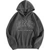 Generic Felpe da spiaggia oversize da uomo con stampa Los Angeles Vintage Solid College Estetica con cappuccio Vestiti per uomo Manica Lunga Grafica Lettera Fantasia Anime Top Outfits 2025 Y2K, Grigio scuro