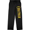 Bioworld Batman Title Logo Uomo Nero Coulisse Pigiama Pantaloni, Nero, L