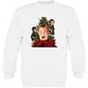 Vestin Felpa Girocollo Bambino Ragazzo Basic Top qualità Top vestibilità - M.Ho Perso l'aereo - novità Fashion Divertenti Humor Made in Italy (Bianco, 9-11)