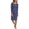 CALIDA Mystic Nights Set di Pigiama, Blu Cobalto, 40-42 Donna