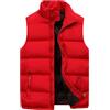 Generic Gilet Imbottito Uomo Invernale, Gilet Da Uomo, Giacca Smanicato Leggero Con Tasche a Cerniera Giubbotto Autunnale Termica In Piumino Senza Maniche Perfetta Per Escursionismo E Attività Invernali
