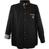Lavecchia Taglie Forti Camicia Uomo Manica Lunga Camicia Casual 1980, Nero , 7XL