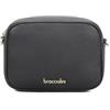 Braccialini Jinny Leather Borsa a tracolla in pelle di colore platino dalla linea compatta e minimalista. Con una tracolla regolabile con catena che aggiunge un tocco raffinato. Dotata di zip con