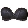 LORMAR FASCIA LORMAR DOUBLE EXTRA PIZZO OFFERTA BALCONCINO SUPER PUSH UP VARIE TG E COL (3, NERO)