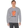 Andii Bubu, felpa unisex con scritta Her Dudu with Slipper on Head Hit by Bubu, perfetta per ogni occasione, Sport Grigio, XXL