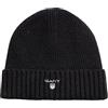GANT 991000-5 Berretto in Lana Foderato in Cotone Jersey Black (Nero) Taglia Unica