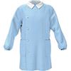Siggi Group Grembiule Scuola SIGGI Happy School Asilo Bambino Colore Quadretto Cielo Senza Ricamo Personalizzabile Abbottonatura Laterale con Bottoni, Colletto Bianco. Disponibile nelle taglia dalla 2 a 7 anni