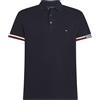 Tommy Hilfiger Polo Uomo S/S, Blu (Cielo del Deserto), S