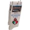 BLUSUPERSHOP 1 COPPIA DI CALZETTONI BANDIERA FESTA SCUDETTO 4 SOUVENIR NAPOLI : M' FAJE ASCI' PAZZ TAGLIA UNICA 39-44