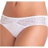 Cotonella 6 Pezzi Slip Donna L'Altra GD172 Mini con Inserti in Pizzo, Bianco 5/XL