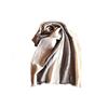 Next Way Sciarpa foulard da uomo in cotone effetto stropicciato, fantasia a righe in vari colori cod 698 (1 - sabbia)