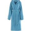 Zucchi Accappatoio Uomo Donna in microspugna 100% cotone 260 grammi con cappuccio e tasche Journey (IT, Testo, M, Regular, Regular, 6-Turchese)